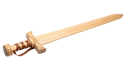 Ancient roman sword on white background