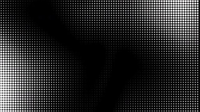 Grid pattern of white dots transitioning into black space. Suitable for technology design, minimalist backgrounds, digital art, and modern concepts.