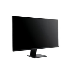 Modern computer monitor isolated on transparent background