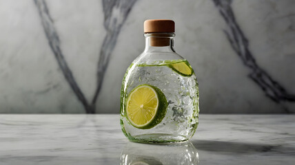 lime and water