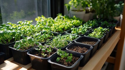 Growing fresh herbs indoors a guide to gardening techniques in a sunlit home environment