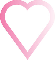  valentine day pink heart frame