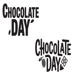 Chocolate day T-shirt vector 