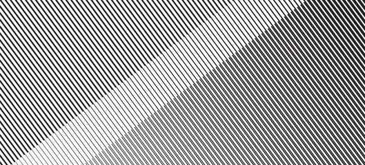 Narrow black-white vertical lines. Symmetric geometric ornament. Striped seamless pattern, abstract wallpaper. Digital paper for textile print, page fill. Vector