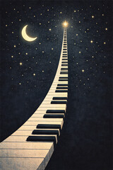 Piano Stairway to the Stars