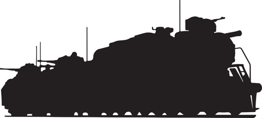 militarytanksilhouette © Sanzida
