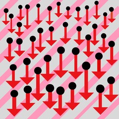 seamless pattern of people