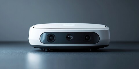 Innovative technology device showcase product minimalist environment perspective