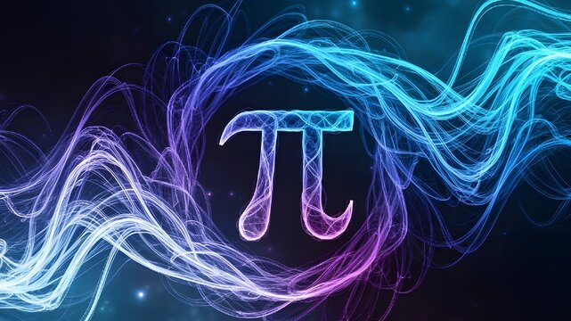 Abstract pi symbol