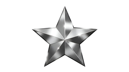 star silver shiny metallic geometry icon symbol logo emblem award recognition rating