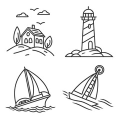 E-commerce and Online Shopping Icons Set Featuring Shopping Bags Carts and Digital Payments