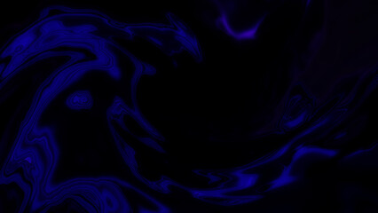 Deep blue abstract liquid marble background with dark flowing waves of mysterious mystical oil paint and elegant luxury texture