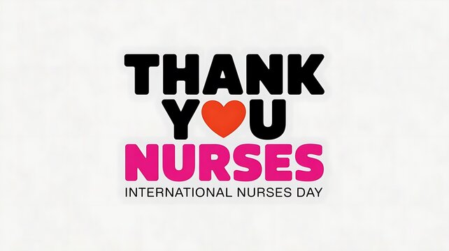 International nurses day 'thank you day' celebrating nurses worldwide