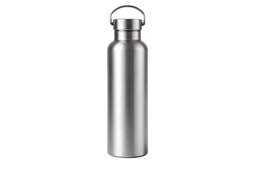 Ultra-Realistic Stainless Steel Water Bottle &ndash; Minimal Product Photography
