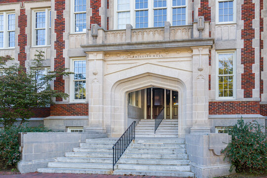 Phillips Hall on the Campus of the University of North Carolina