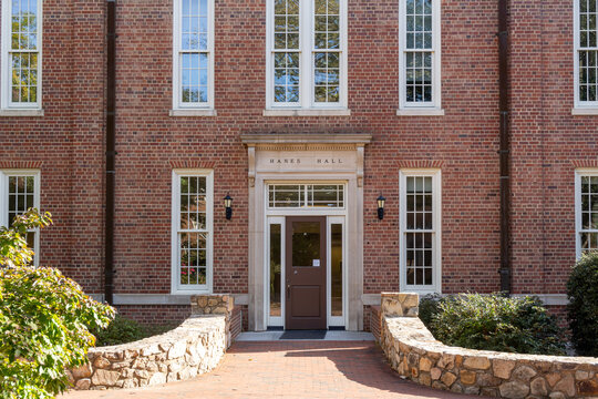 Hanes Hall on the Campus of the University of North Carolina