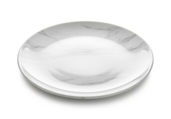 White Marble Dinner Plate.