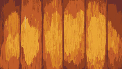 Wood texture background with natural planks, wooden wall illustration.
