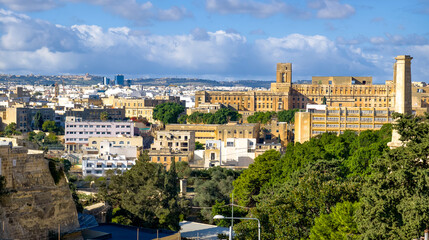 View from the Upper Barrakka Gardens over Valletta