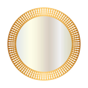 Golden circle frame border