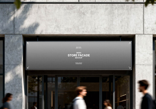 Storefront Sign Mockup