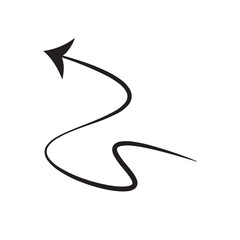 arrow line icon. vektor. arrow ilustration. icon arrow. © muhammad