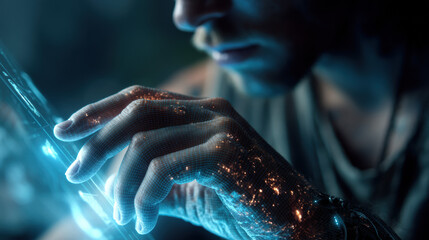 Futuristic digital technology and innovative connectivity solutions showcasing cybersecurity, artificial intelligence, and modern electronic devices for the digital age