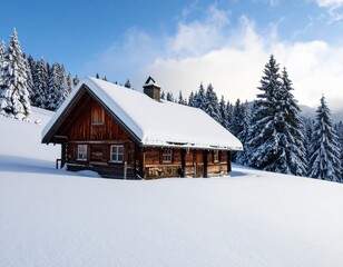 house in the mountains