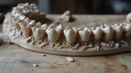 Dental Models in a Lab Setting for Implant Preparation