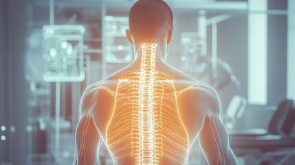 Human Spine Rehab Visualization in Clinical Setting