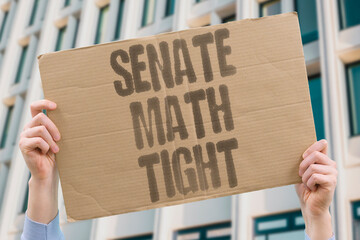 "Senate Math Tight" A few races can steer national priorities. SENATE. RACES. MAP. MONEY. TURNOUT.