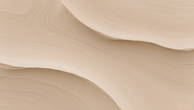 Minimalist abstract background with smooth beige and sand tones, inspired by natural textures