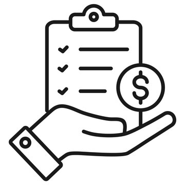 Funding Request Outline Icon