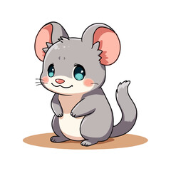 Cute Chinchilla Clipart 01