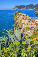 Vernazza, Cinque Terre, Riviera, Italie