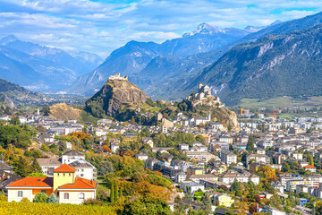 Sion, Switzerland in the Canton of Valais 3391