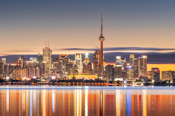 Obraz premium Toronto, Ontario, Canada cityscape on Lake Ontario 3362