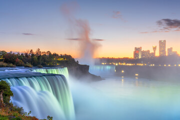 Niagara Falls, New York, USA at Dusk 3302