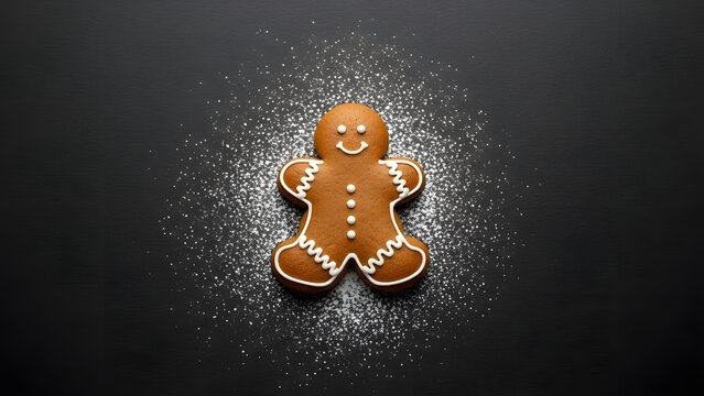 gingerbread man cookie - Powered by Adobe