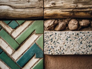 さまざまな素材のパターン