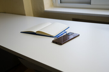 Minimalist workspace for productivity and remote work