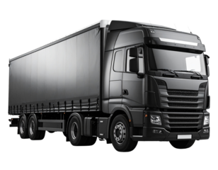 Car Truck Transportation Isolated on White Background - High-Quality Stock Image of