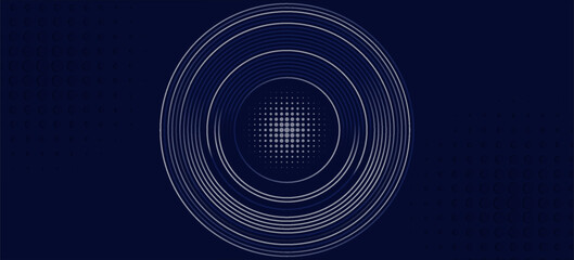 Bright blue dynamic abstract vector background with diagonal lines. 3d cover of business presentation banner for sale event night party. Fast moving soft circle wave line stripe decoration