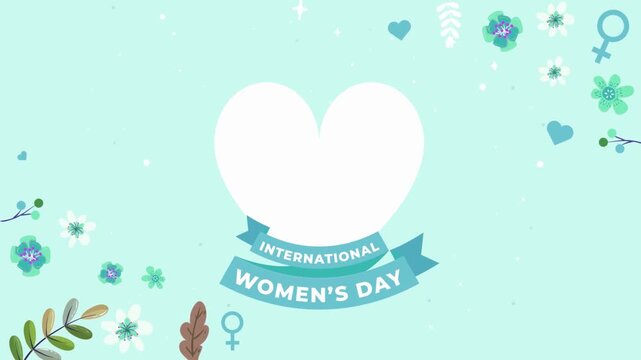 A heartwarming video celebrating International Women's Day with love and equality