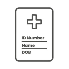 Fototapeta premium General Medical & Healthcare Line Art Icons Set.