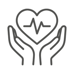 Fototapeta premium General Medical & Healthcare Line Art Icons Set.