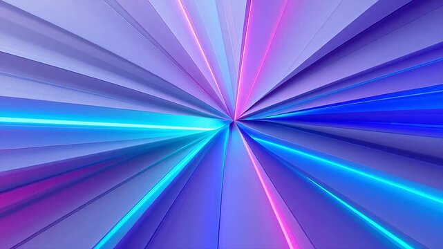 Abstract geometric light patterns