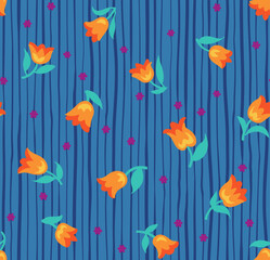 Flower Collection - Tulip Stripe