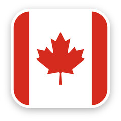 Obraz premium Stylized Maple Leaf Symbol with Flag Elements for Canadian Heritage or Nature Themes football soccer sport team world cup competition tournament championship