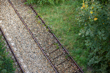 Remnant of the Petite Ceinture railway in Paris
